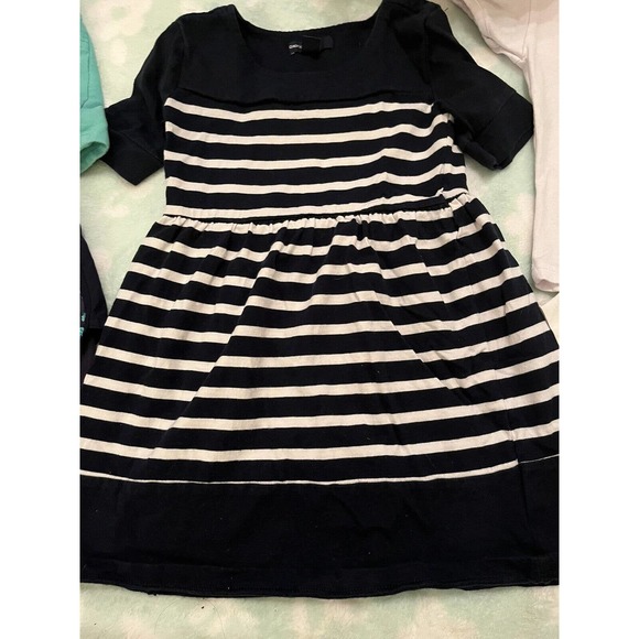 GapKids Girls XS(4-5) Striped 100 Percent Cotton Dress - Picture 1 of 2